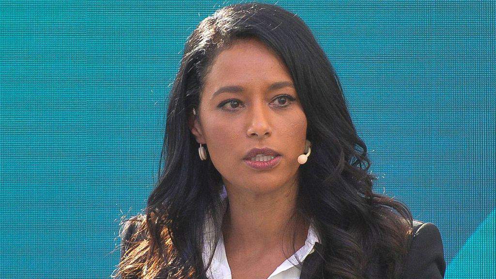 rula jebreal in primo piano