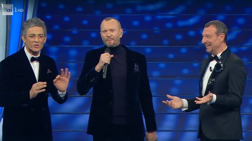 Fiorello, Biagio Antonacci e Amadeus