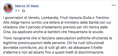 Post di Marco Di Maio