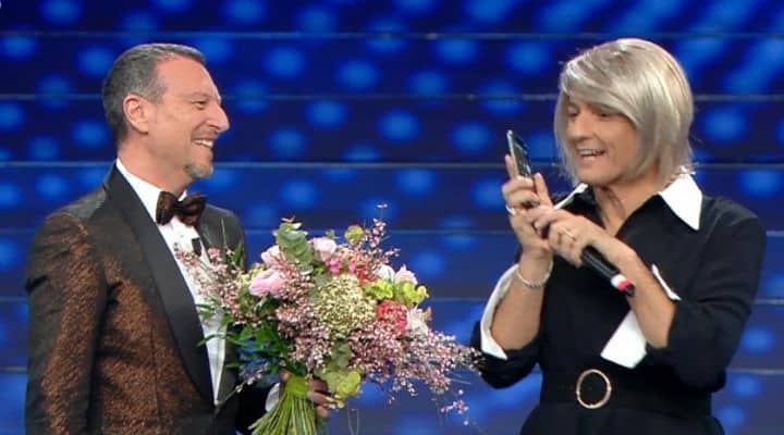 Amadeus e Fiorello a Sanremo