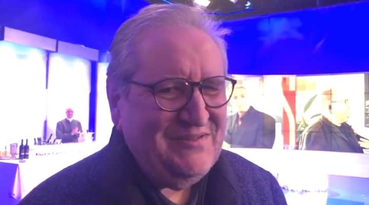 Vincenzo Mollica alla sua festa d'addio in Rai