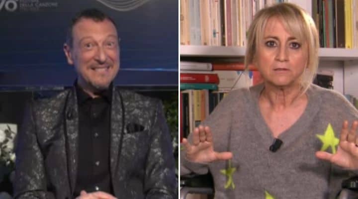 Amadeus e Luciana Litizzetto