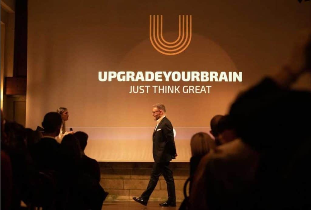 Paolo Borzacchiello all'evento dedicato di Upgradeyourbrain