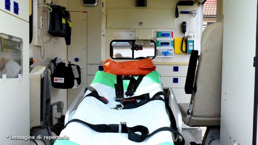 interno di un'ambulanza