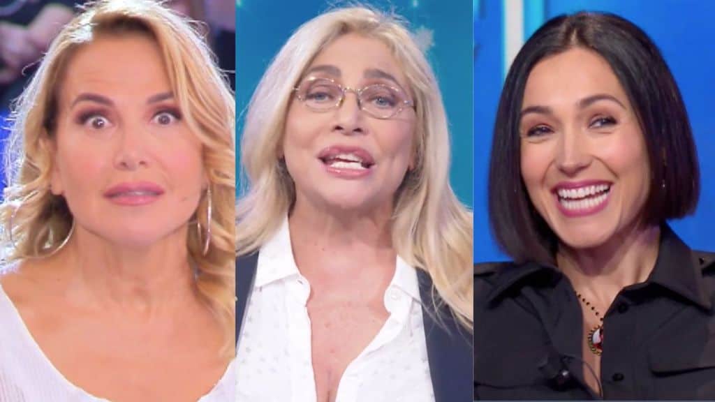 Barbara d'Urso, Mara Venier e Caterina Balivo in primo piano