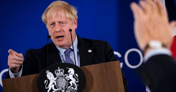 il primo ministro Boris Johnson