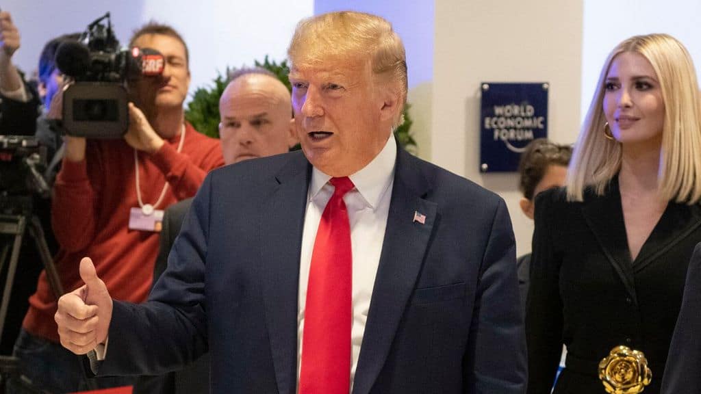 donald trump al World Economic Forum