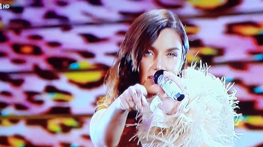 Elettra Lamborghini a Sanremo seconda serata