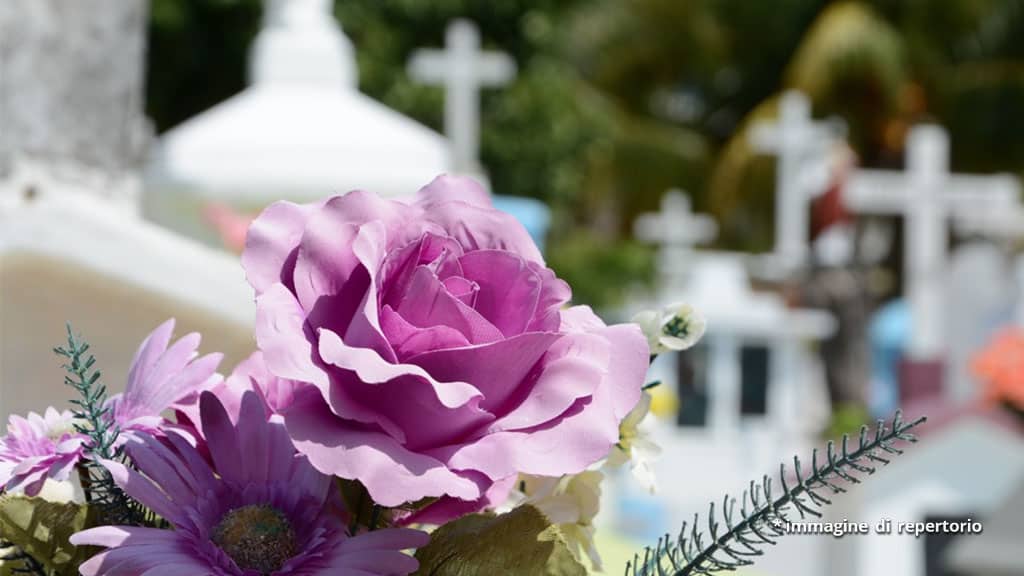 fiori in cimitero