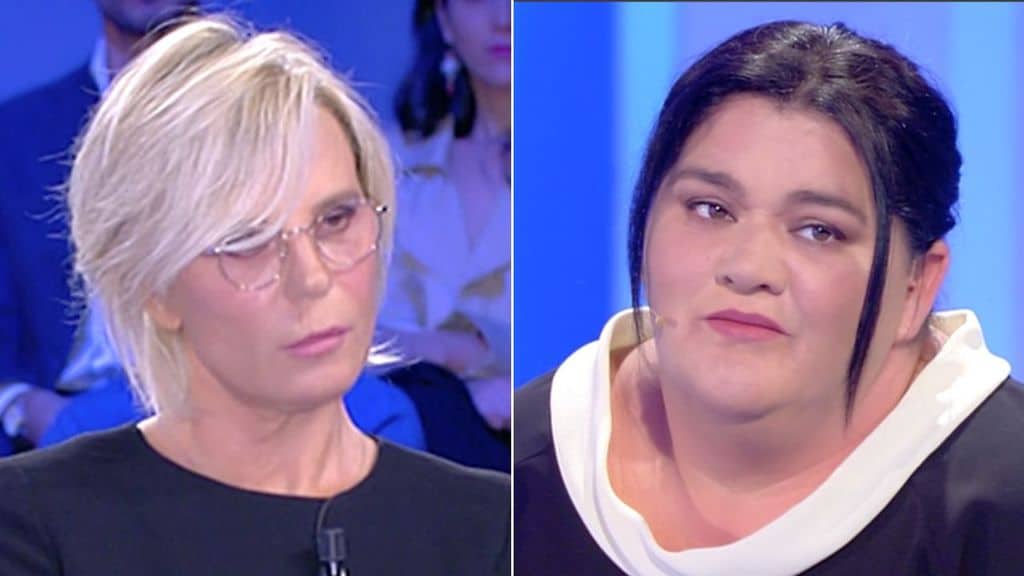maria de filippi e l'ospite di c'è posta per te