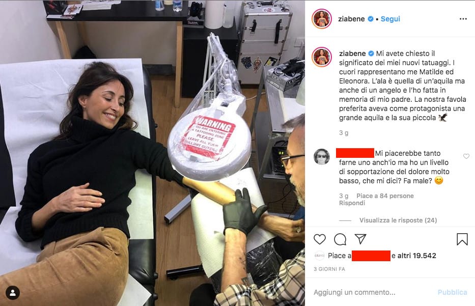 Nuovi tatuaggi per Benedetta Parodi: la dedica alle figlie ...