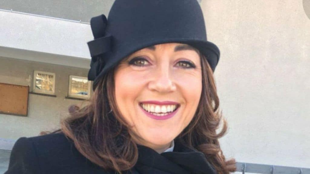 Primo piano di Simona Viceconte, sorella della campionessa, anche lei morta suicida