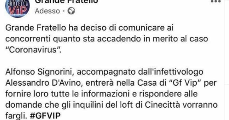 il comunicato