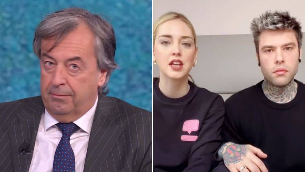 primo piano burioni, ferragni e fedez