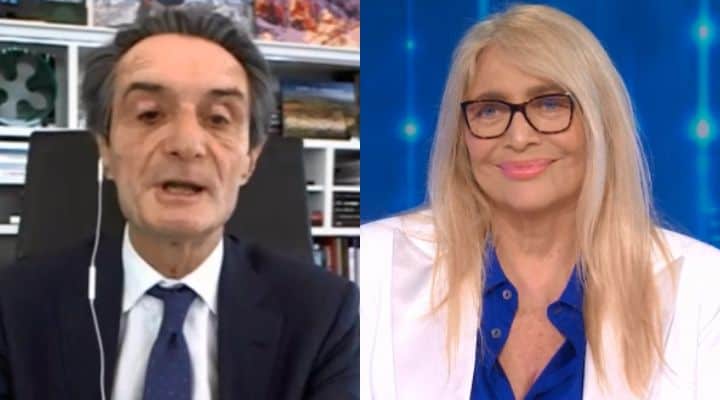 attilio fontana a domenica in