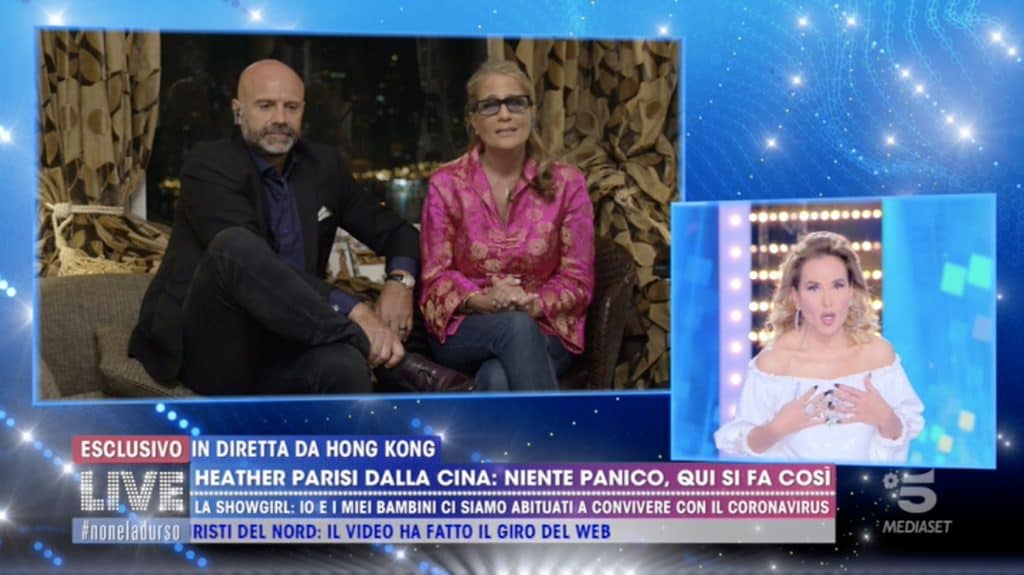 heather parisi in diretta da Hong Kong