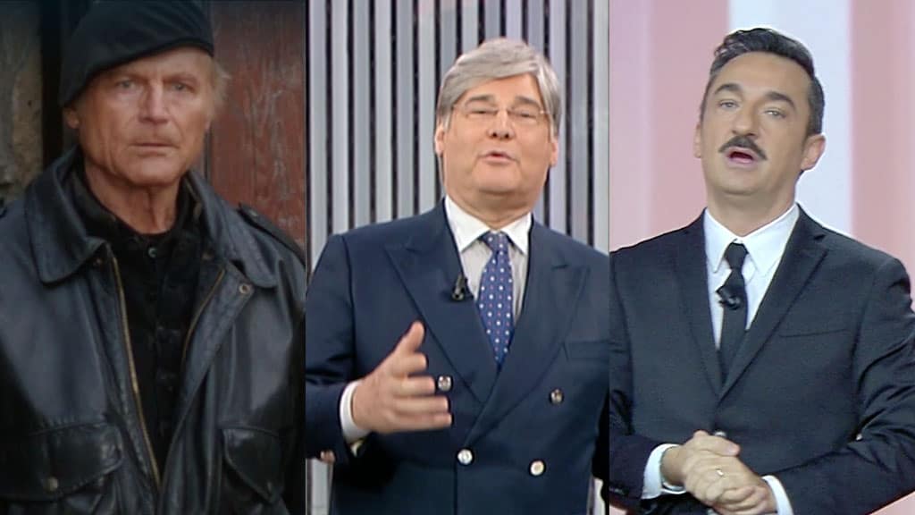 Terence Hill, Paolo Del Debbio e Nicola Savino
