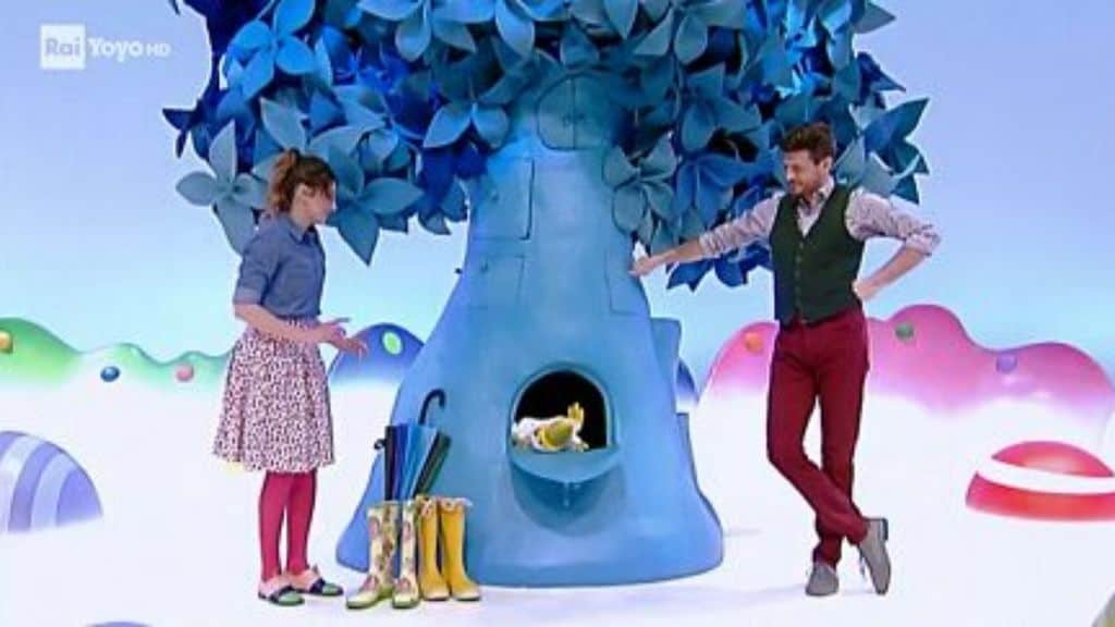 albero azzurro