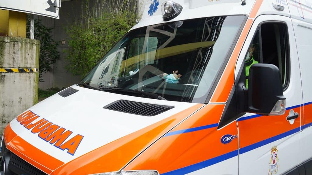 un'ambulanza