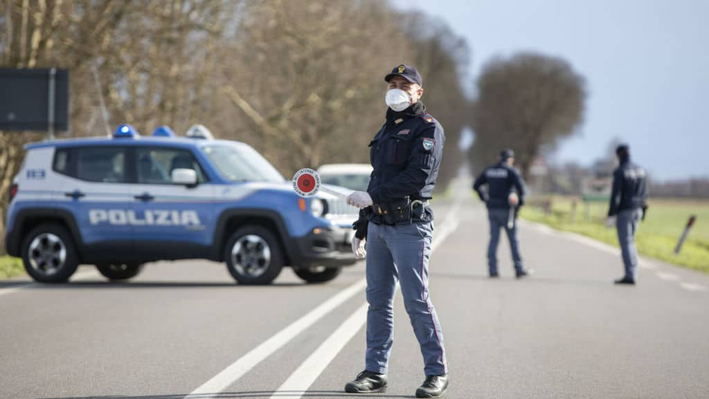 posti di blocco a lodi