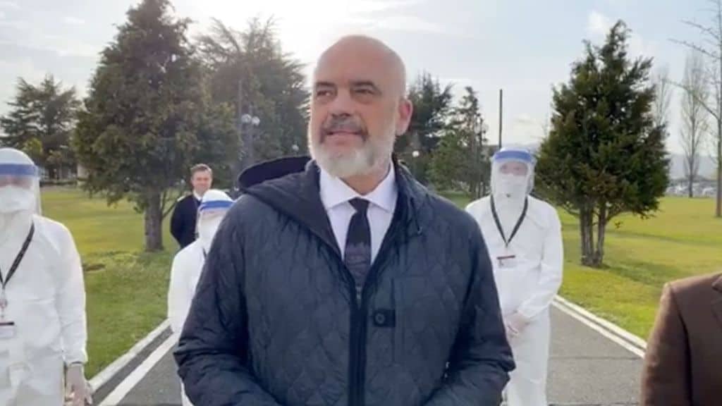 il primo ministro dell'Albania Edi Rama
