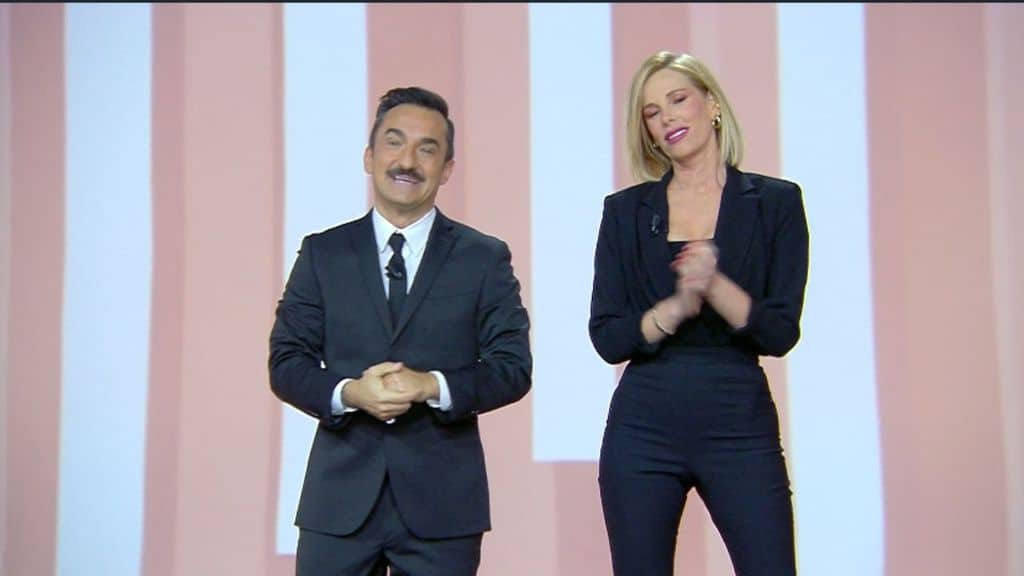 Nicola Savino e Alessia Marcuzzi a Le Iene