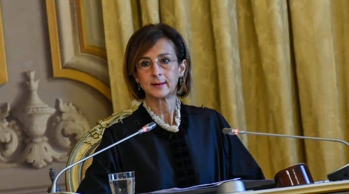 Il Presidente della Consulta Marta Cartabia