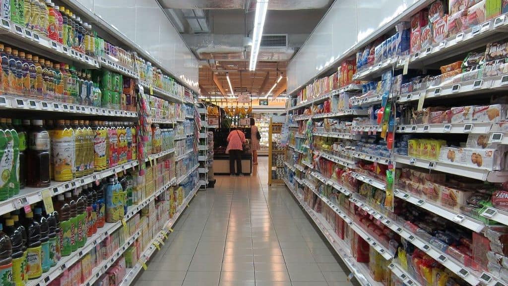 corsia di un supermercato