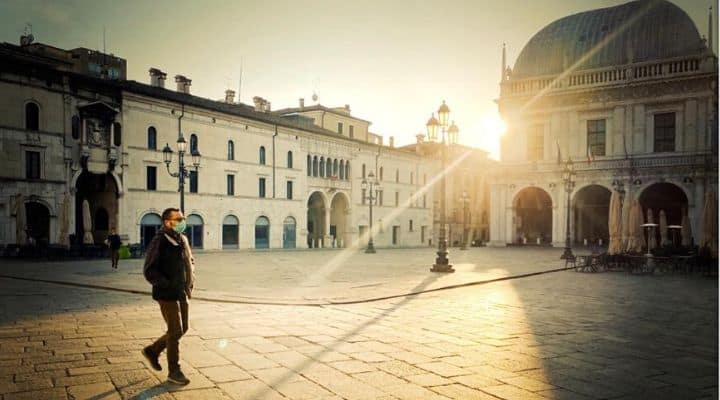 Piazza Loggia a Brescia