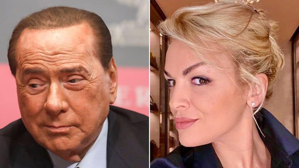 primo piano silvio berlusconi e francesca pascale