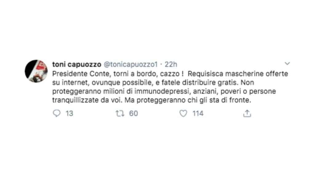 Toni Capuozzo tweet