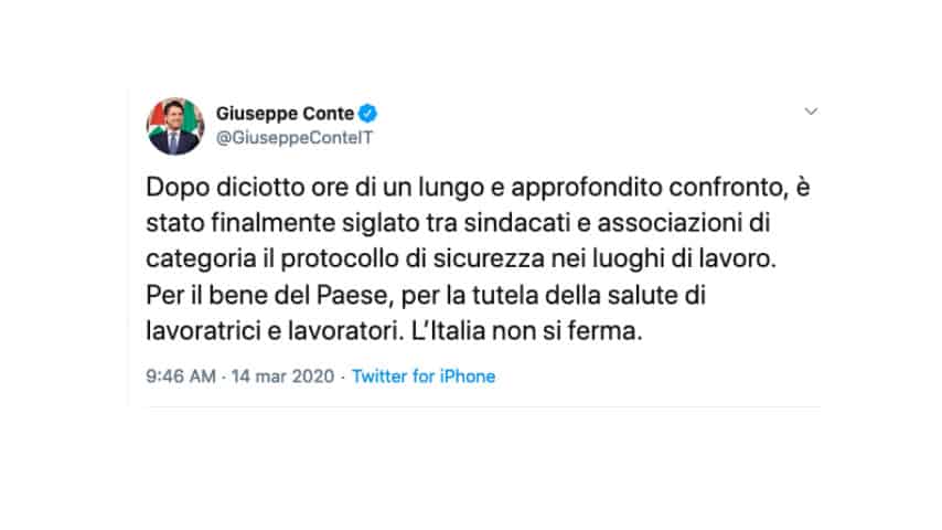 tweet conte