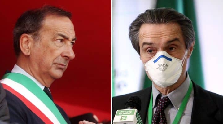 Beppe Sala e Attilio Fontana