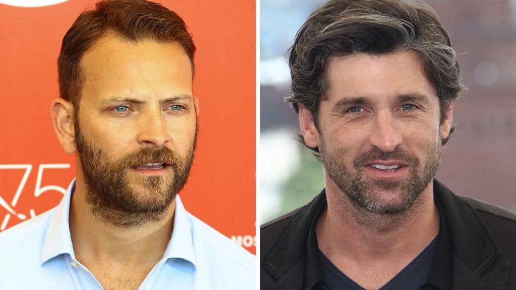Alessandro Borghi e Patrick Dempsey in primo piano sul red carpet