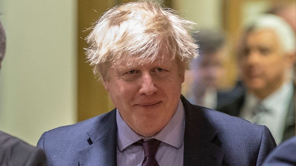 boris johnson in primo piano