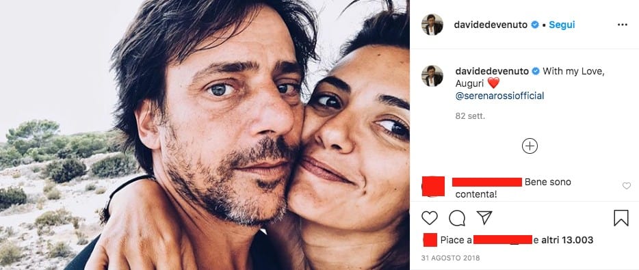 Davide Devenuto e Serena Rossi