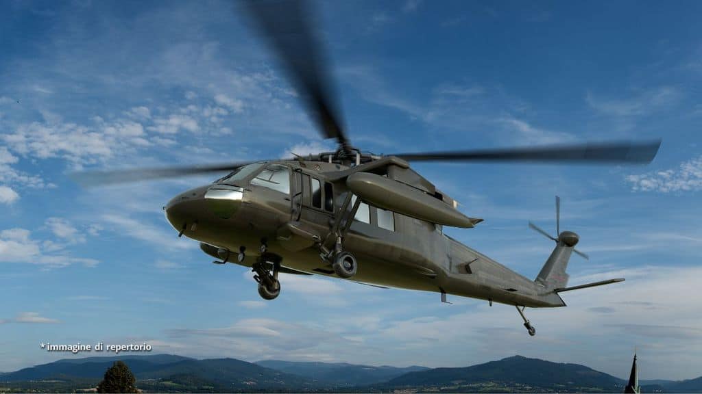 Un elicottero militare