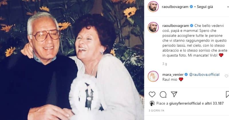 i genitori di Raoul Bova