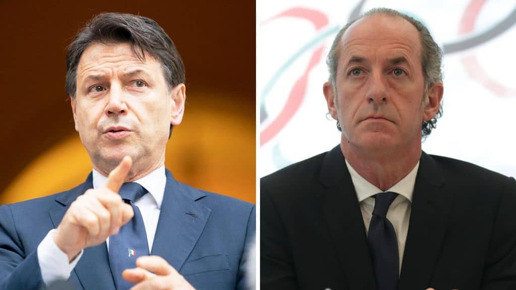 Giuseppe Conte e Luca Zaia