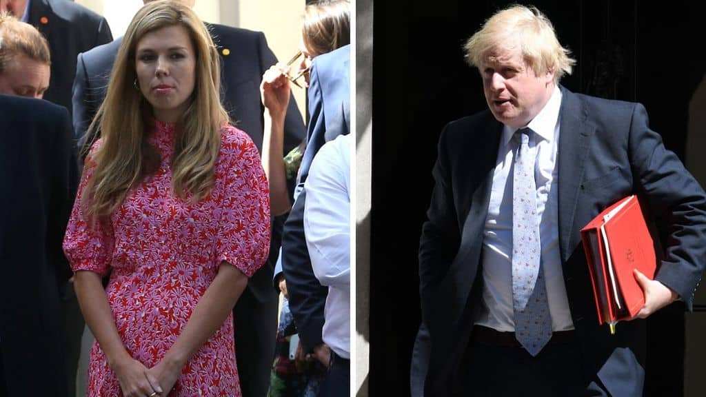 Carrie Symonds e Boris Johnson