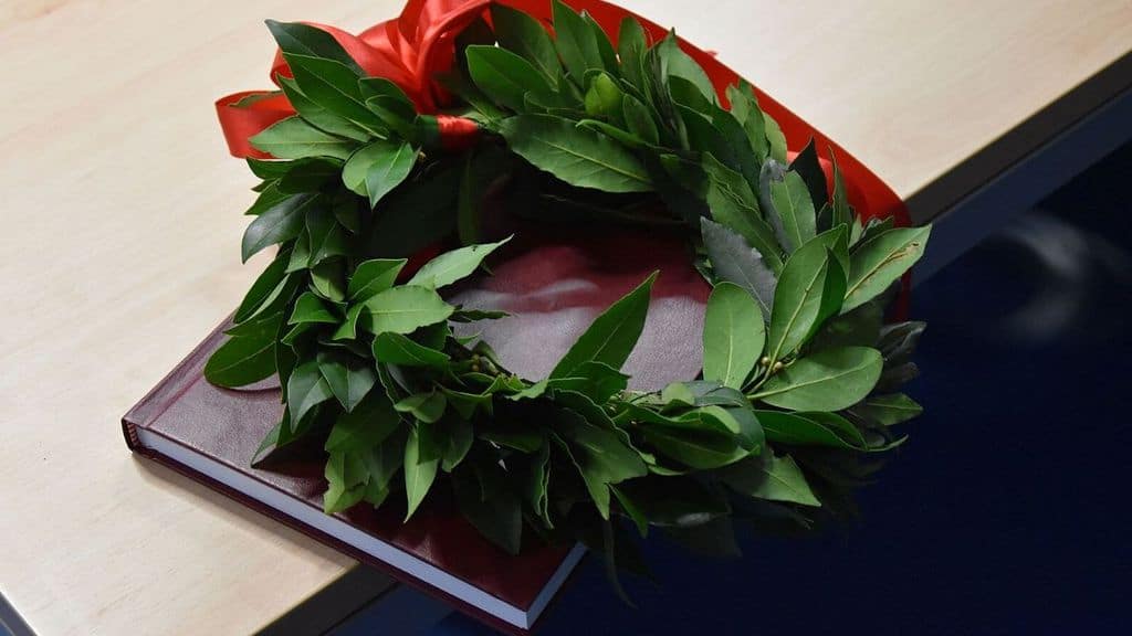 laurea corona alloro tesi