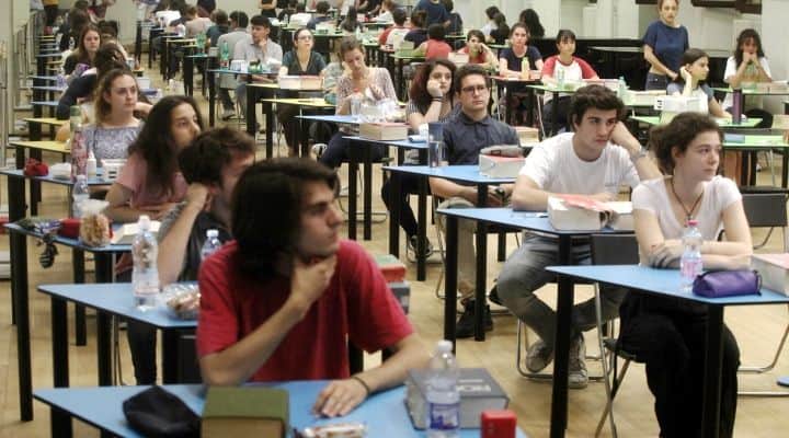Esame di maturità a scuola