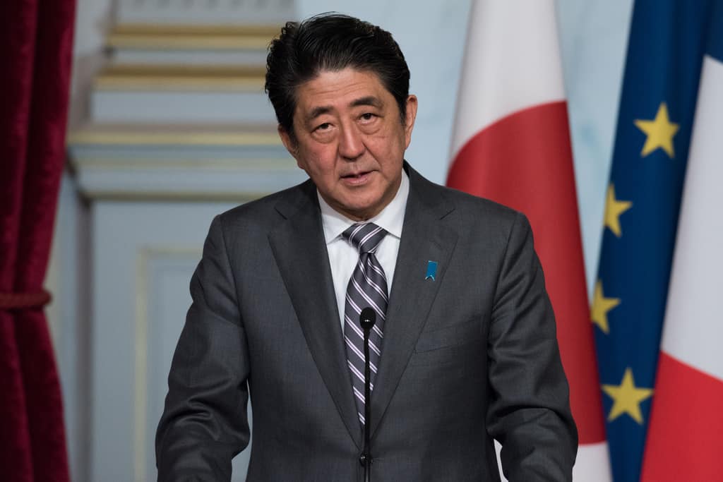 Premier giapponese Shinzo Abe