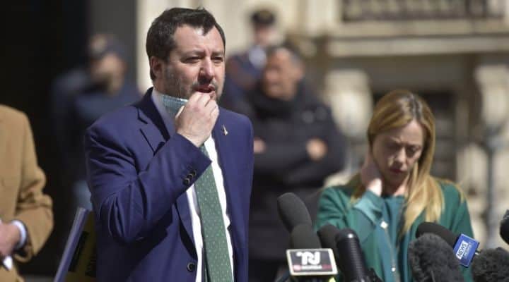 Matteo Salvini e Giorgia Meloni