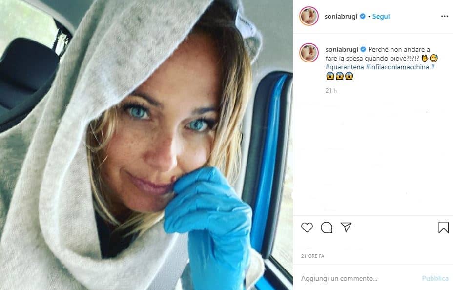 Il post di Sonia Bruganelli su Instagram