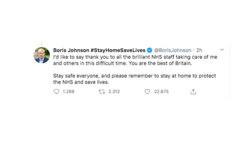 tweet boris johnson