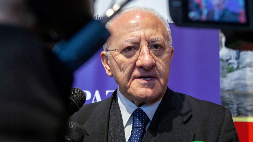 Il Governatore Vincenzo De Luca