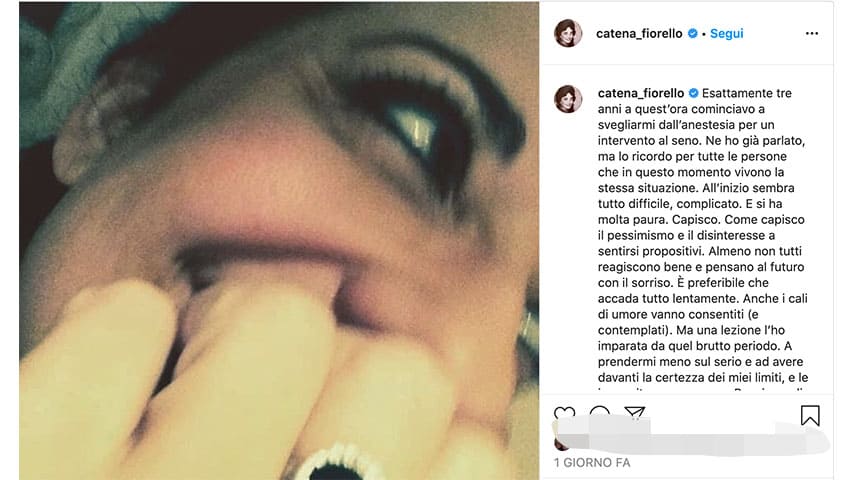 Post di Catena Fiorello su Instagram