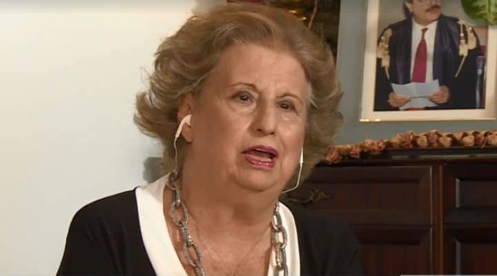 Maria Falcone, presidente della Fondazione Falcone, a Domenica In