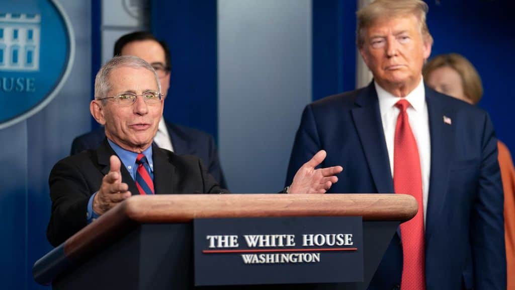 Anthony Fauci e Donald Trump